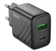 Зарядний пристрій Hoco CS23A Sunlight 30 Вт PD + QC 3.0 Type-C to Type-C Чорний (CS23A) - зображення 9