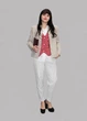 Женская винтажная куртка BRIGGS (USA) из вискозы (Rayon), S светло-бежевого (Ivory) цвета - изображение 5