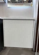 Тумба навесная Milleau CUBE 60 c умывальником Комо 60см для ванной комнаты, белая - изображение 3
