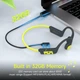 Беспроводные костные наушники для плавания и бега IFECCO X67 с Bluetooth 6.0, памятью 32 ГБ, MP3-плеером, активным шумоподавлением и защитой IP68 Черно-желтый - изображение 2