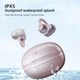 Костные беспроводные наушники-клипсы Langsdom M35 с направленным Hi-Fi звуком, Bluetooth 5.4 и шумоподавлением, для спорта и бега Розовый - изображение 2