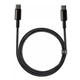 Кабель Baseus Tungsten Gold Fast Charging Data Cable Type-C to Type-C 100W 2m Black - изображение 1