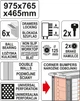 Шкаф-тележка для инструментов YATO 6 ящиков 975 x 765 x 465 мм YT-55299 - изображение 2