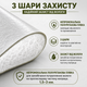 Матрас водонепроницаемый 70×200×4,5 см для военных серый съёмный чехол - изображение 4