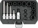 Zestaw narzędzi YATO do zacisków hamulcowych 1/2" 3/8" 17 szt. (YT-06812) - obraz 1