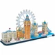3D пазл CubicFun City Line Лондон 107 элементов пенокартон 53,5x16,5x26 см - изображение 2