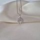 Серебряная круглая подвеска Дерево Жизни с Белыми камнями серебро 925 пробы родированное 38192р - изображение 1