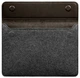Чехол-конверт BlankNote для MacBook 16″ кожа + фетр темно-коричневый Crazy Horse 52094 - изображение 3