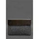 Чехол-конверт BlankNote для MacBook 13″ кожа + фетр темно-коричневый Crazy Horse 52088 - изображение 1