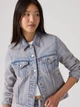 Джинсовая куртка женская Levi's 180283064 S Голубая (1160256076) - изображение 4