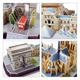 3D пазл CubicFun Париж архитектурный конструктор из пенокартона 38х25х33 см разноцветный - изображение 2