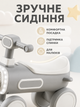 Детский балансирный велосипед велобег 4-колесный 60×28×43 см со светом и звуком до 30 кг серый (49676155) - изображение 4