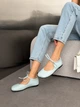 Балетки barefoot NikArt шкіряні блакитні 11845 розмір 39 - изображение 4