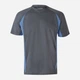 Футболка спортивная длинная мужская Velilla 105501_08/05 XL Grey/Sky Blue (8434455551213) - изображение 1