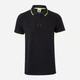 Поло длинное мужское Velilla 105505_00/20 M Black/Hi-Vis Yellow (8435011468785) - изображение 1