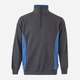 Толстовка на флисе, на молнии мужская Velilla 105704_08/05 S Grey/Sky Blue (8434455520707) - изображение 1