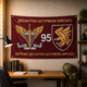 Прапор 95 окрема десантно-штурмова бригада ДШВ | 140х90 см - Габардин - зображення 1