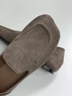 Жіночі лофери barefoot з перфорацією замшеві коричневі розмір 38 - зображення 2