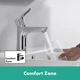 Смеситель для раковины HANSGROHE Focus 31607000 с донным клапаном - изображение 17