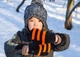Рукавички водонепроникні Dexshell Children Mitten L 88% поліамід Яскравий - зображення 7