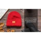 Шапка водонепроницаемая Dexshell Watch Beanie зимняя 94% полиэстер красная - изображение 5
