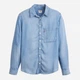 Сорочка джинсова жіноча Levi's 143184980 S Синя (1160268352) - зображення 8