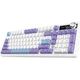 Бездротова механічна клавіатура Ajazz ak980 v2 Gift Switch v2 Purple White Blue (ak980-v2-g-pwb) - зображення 3