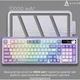 Бездротова механічна клавіатура Ajazz ak980 v2 Gift Switch v2 Purple White Blue (ak980-v2-g-pwb) - зображення 10