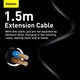 Мережевий зарядний пристрій Baseus GaN3 Pro Desktop Fast Charger 2U+2C 100W EU Black - изображение 14