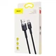 Кабель Baseus Cafule Cable USB For Type-C 3A 1m Gray+Black - изображение 2