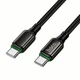 Кабель HOCO X127 Exceed 60W charging data cable C to C Black - изображение 5