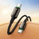 Кабель HOCO X127 Exceed 60W charging data cable C to C Black - изображение 8