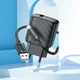 Мережевий зарядний пристрій з кабелем HOCO CS21A Rich single port QC3.0 charger set(Micro)(EU) Black - изображение 8