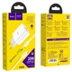 Мережевий зарядний пристрій з кабелем HOCO C80A Rapido PD20W+QC3.0 charger set (Type-C TO Type-C)(EU) White - изображение 2