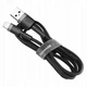 Кабель Baseus cafule Cable USB For Type-C 2A 3m Gray+Black - изображение 5