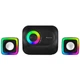 Комп'ютерна колонка XTRIKE ME SK-502 Wired Speaker RGB 11W Black - зображення 2