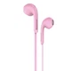 Дротові навушники HOCO M39 Rhyme sound earphones with microphone Pink - изображение 1