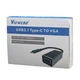 Адаптер-переходник USB-C на VGA, Viewcon TE388 - изображение 3