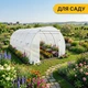 Теплица ProDobro Garden 18 м² усиленная стальной каркас 600x300x200 см белая - изображение 7