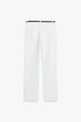 Прямі білі джинси з ременем Zara 3283/157 38 - изображение 7