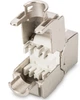 Модуль Keystone CAT 5e RJ45 STP подключение без инструментов черный - изображение 2