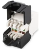 Модуль Keystone Cat 6 RJ45 UTP черный 483 мм (19") 1U - изображение 2