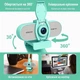 Вебкамера M5C 4K Ultra HD з автофокусом, вбудованим мікрофоном та USB Plug&Play Зелена - зображення 5
