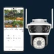Уличная Wi-Fi видеокамера с тремя линзами 2+2 Мп, ночным видением, датчиком движения и поддержкой LAN - изображение 5
