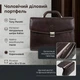 Мужской деловой портфель натуральная кожа Italico 8008/40 Коричневый 40x30x13 см TONY PEROTTI (2000003480838) - изображение 3