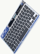 Klawiatura bezprzewodowa Dux Ducis CK Series Bluetooth Transparent (6934913023198) - obraz 2