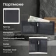 Мужское портмоне Tony Perotti натуральная кожа Cortina 5053 nero (bg901fash25) Черное - изображение 3