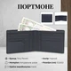 Мужское портмоне Tony Perotti натуральная кожа Cortina 5014 nero (bg902fash12) Черное - изображение 3