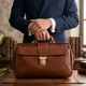 Саквояж из натуральной кожи Tony Perotti Italico 8051 (bg906fash25) Коньячный - изображение 4
