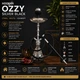 Кальян Hookah Ozzy 11 Plus Silver высотой 55 см на 1 персону - изображение 2